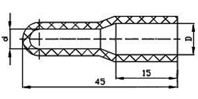 Колпачок К441 - габаритная схема
